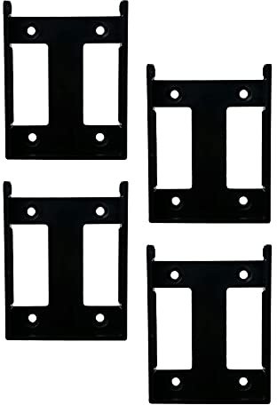 StealthMounts Akkuhalter für Ryobi 40v | Kabellose Akkuhalterung für Ryobi 40v Elektrowerkzeuge | 6er Pack | Schwarz Akku-Organizer für Ryobi 40v