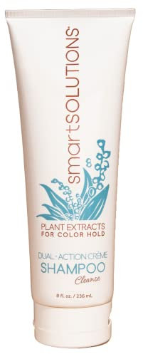 smartSOLUTIONS - Dual-Action Creme Shampoo, Haarkur, Haarpflege, Reparatur von Geschädigtem Haar, Sicher für Chemisch Behandeltes Haar - 236 ml