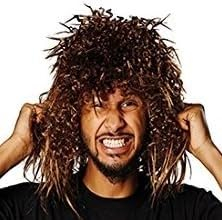 Brandsseller Perücke für Erwachsene Rasta Locken Karneval Fasching Motto-Party Verkleidung One Size Braun