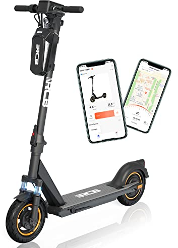RCB EV10Z Elektroroller,E-Scooter mit Straßenzulassung (ABE),Max.20km/h, Komfortable Stoßdämpfung,APP-Verbindung,Faltbar,Sicheres Bremsensystem,LED-Display,Geschenk für Erwachsene und Jugendliche!
