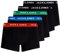 JACK & JONES Herren Unterhosen Shorts Boxershorts Trunks 5er Pack, Farbe:Schwarz, Wäschegröße:M, Artikel:- Electric Blue Lemonade