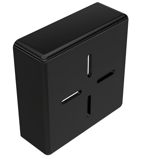 doitBau - 2x Endkappe 40x40 für Solar Montageschiene | Enkappe in Schwarz für Schienen für Solarmodule | Rohrstopfen 40x40 | Solar Montageschiene Abdeckkappe | Aluprofil 40x40 Zubehör