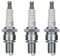 3x Zündkerze BR9ES Langgewinde passend für Vespa ET2, LX, LXV, S – Piaggio Diesis, Fly, Liberty, NRG, Quartz, TPH, Zip 50 – 2-Takt Roller Zündkerzen Set – 3 Stück