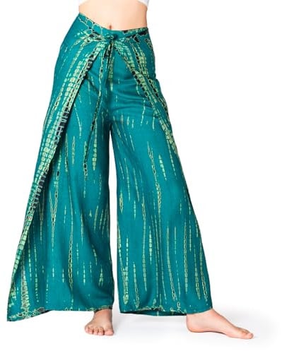 PANASIAM Sunshine Pants TieDy, Green Brown, M
