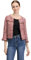 Cartoon Damen Tweedblazer mit Fransen 38, Rosé/Pink