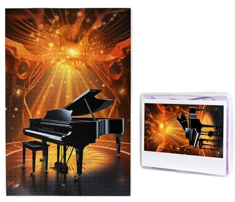 1000 Piece Jigsaw Puzzles for Adults Challenging Puzzle Wooden Picture Puzzle Personalized Custom Musical Theatre Wood Puzzle for Family Game Nights Gifts 29.5x19.7 inches Puzzle