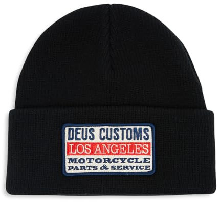 Deus Ex Machina Dyno Beanie Mütze Schwarz, Schwarz , One size