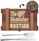 Maverton Steakbesteck 12-teilig - 6 Steakmesser und 6 Steakgabel - Edelstahl Grillbesteck in Holzkiste - personalisierte Geschenke für Männer - Besteck Set für 6 Personen