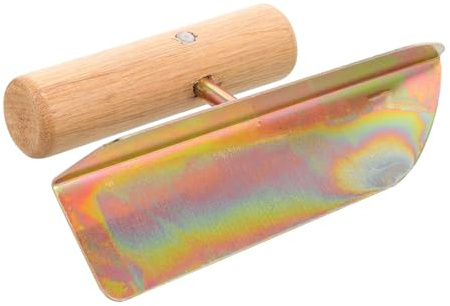 AUTSUPPL Holzgriff Eckkelle Spachtel Glättkelle Maurerkelle Aus Robustem Material Wandspachtel Werkzeug Für Trockenbau Zement Und Gipsarbeiten Bei Renovierung