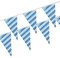 18747 - PAPSTAR - Wimpelkette 4 m Bayrisch Blau wetterfest
