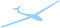 Samunshi® Segelflieger Aufkleber Segelflugzeug 100 x 46cm hellblau