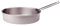 Pentole Agnelli ALIX107ALIN16 Low Casserole with Steel Handle, Aluminum-Steel Trilaminate for Induction, 16 cm