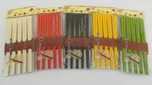 Premium 100% Melamine Japanese Chop Sticks Huan Shan (Yellow)