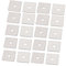 sourcing map 20Stk M4 x 16mm Viereck Edelstahl Flatte Reparatur Platte Silber de