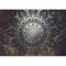 murando - Papier peint panoramique artistique 350x256 cm - Revêtement mural décoration pour chambre salon cuisine - Design unique et moderne - Gris - Mandala marron orienter fond zen f-A-0659-a-b