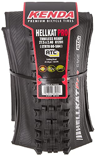 KENDA Copertura Hellkat 27,5x2,40 Enduro-DTC/ATC 120tpi Pieghevole, Copertone Unisex Adulto, Multicolore