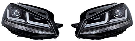 Osram Ledriving LED Scheinwerfer, Schwarz Edition als Xenonersatz zur Umrüstung auf LED, LEDHL104-BK, für Linkslenkerfahrzeuge (1 Komplett-Set)