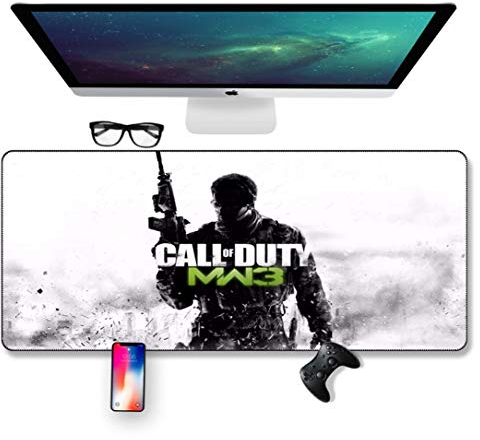 IGIRC Mouse Mat call-of-duty Speed Gaming Mouse Pad | XXL Mousepad |700 x 300mm Large Size| 2mm-Thick Base | Perfect precision and speed, G