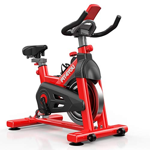 FIT4YOU Exercise Bike Indoor Cycling Home Gym Workout Cardio Fitness Adjustable Resistance LCD Monitor FH-EB07