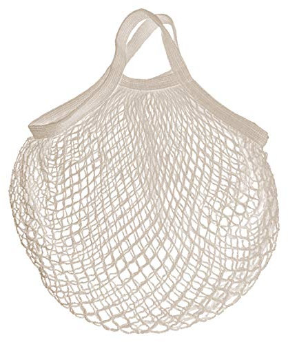 Bolsa de malla reutilizable para la compra Blanca