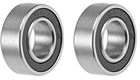 sourcing map 2 Stück Kugellager Rillenkugellager 687-2RS 7mm Innendurchm 14mm Außendurchm 5mm Bohrung Doppelt Abgedichtet Chromstahl Z2 für Skateboard 3D Drucker Roller Inline Skates