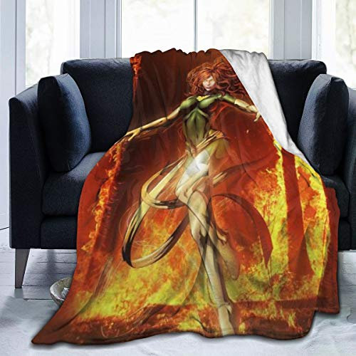 Kankanhaha Captain Marv_el Avengers Superheld, supernatural, ultraweich, Mikroflano-Decke, luxuriös, gemütlich, bedruckt, flauschig, Plüschdecke für Couch, Sessel, Wohnzimmer, Schwarz , 60x50