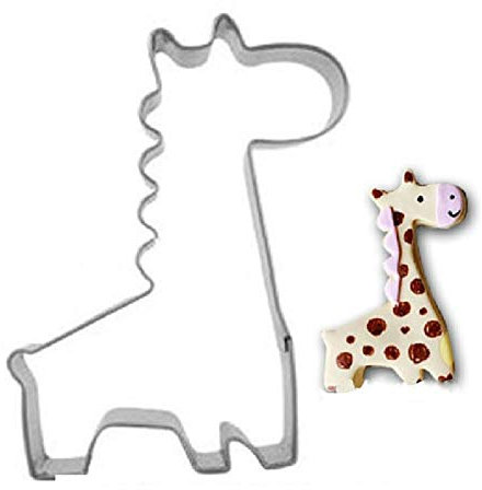 DUBENS Moule à biscuits en acier inoxydable - Motif girafe
