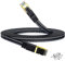 HiiPeak Cable red 5 metros Nailon Plano, Cable Ethernet Cat 8 Alta Velocidad 40 Gbit/s y 2000 Mhz con Conectores Rj45 Chapados en Oro, Cable internet