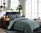 PRIME LINENS Duvet Cover Set 3 Pcs Polyester-Cotton Quilt Cover Bedding Set With Pillow Cases Easy Care Machine Washable Anti Allergic (Grey Slate, Double 3 Piece)