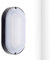Oktaplex lighting Kellerlampe Base Oval mit Durchgangsverdrahtung 9W 4000K Neutralweiß 800lm LED Kellerleuchte IP65 Feuchtraumlampe Oval Schwarz