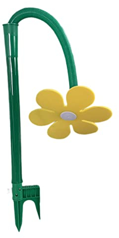 Crazy Flower Shaped Garden Sprinkler, 720 Grad Rotation Rasen Bewässerung Sprinkler for Garten, Lustige Tanzende Gänseblümchen Blume Whirling Gartensprinkler zum Bewässern von Rasen Pflanzen Blumen