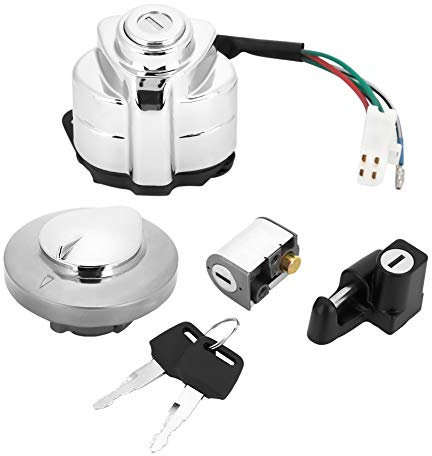 Interruttore di Accensione Gas Casco Bloccasterzo Chiave per VT600 Shadow 400 750 Serrature e Accessori