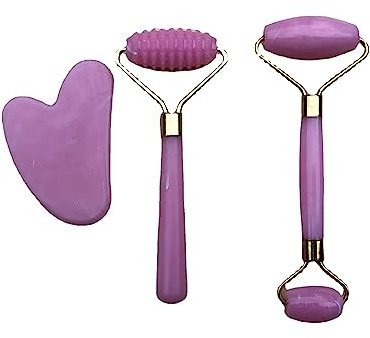 Gua Sha Stein Gesichtspflege Roller Gesichtsmassagegerät Schönheit Hautpflege Werkzeug
