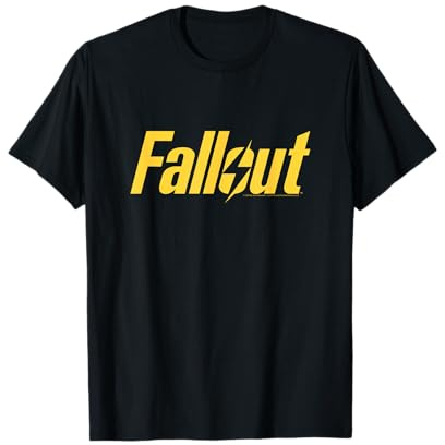 Fallout Yellow Lightning Logo TV Show T-Shirt