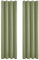 Deconovo Verdunklungsvorhänge Blickdichte Vorhänge Ösen Gardinen Schlafzimmer Thermo Vorhang Verdunkelung, 229x117 cm(HöhexBreite), Salbeigrün, 2er Set