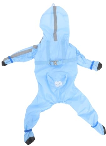 VILLFUL Hunderegenmantel Xs Wasserdichter Und Reflektierender Regenmantel Für Kleine Hunde Leicht Für Regnerische Tage Schützt Vor Nässe Und Kälte