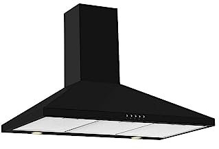 CDA 90cm Chimney Hood - Black