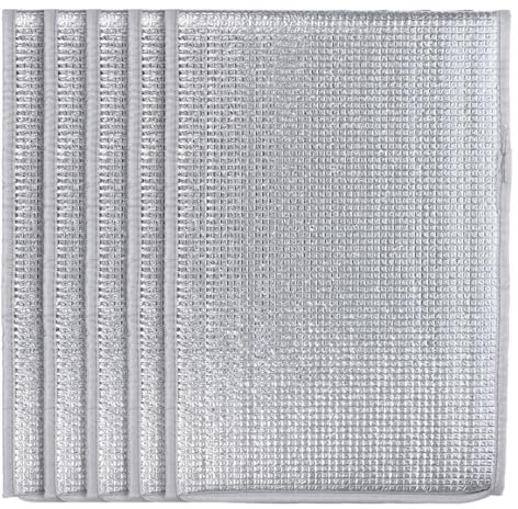 Yardwe 5pcs Winter Plant Covers for Freeze Protection Double-sided Insulation Film for Outdoor Indoor Flower Pots Heat Insulation Frost Shield for All Pot