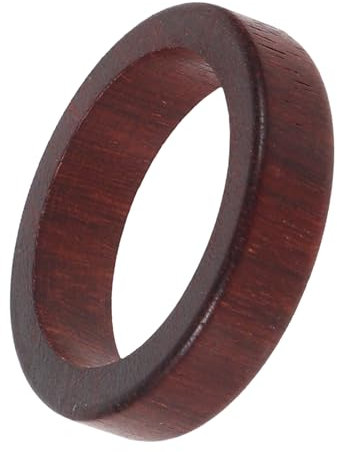 LIFKOME Holzring Aus Natürlichem Material Handgefertigter Retro-fingerring Für Herren Und Damen Einfacher Langlebiger Holz-fingerschmuck Stilvoller Partner Freundschaftsring