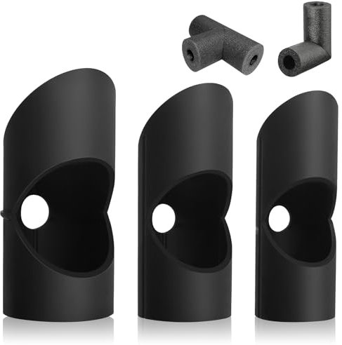 prota Rohrisolierung Schablone Rohrisolierungs Schaumstoffschneider, Schaumstoff Rohrschneider Werkzeugsatz, Schneidehilfe für Rohrisolierung Schablone für 3.8/4.5/5.3 cm Durchmesser Schneidwerkzeug