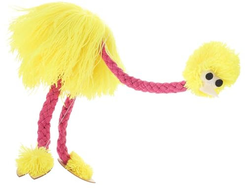 ifundom Marionette Strauß Puppenspielzeug Für Kinder Plüsch Schnurpuppen Aus Kiefernholz Und Plüsch Interaktives Ebene Puppentheater Zubehör Für Aufführungen