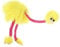 ifundom Marionette Aktivitäten für zappeln Dinosaurier Roboter bastelset basteln für Handpuppe Zubehör für Puppenspiele pelzige Tierpuppe Kiefernholz Yellow