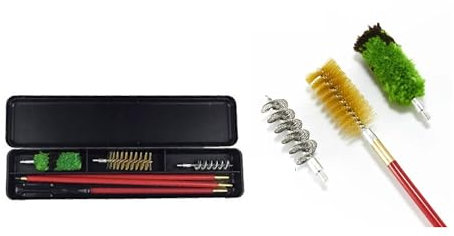 Kit di pulizia per armi da caccia PNI Hunting H12 con 3 spazzole incluse per armi calibro 12