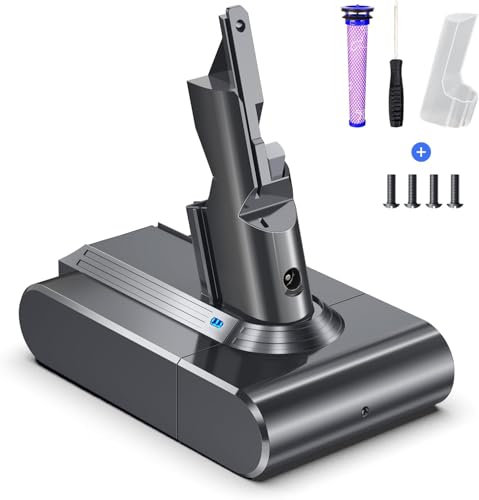 ButurePre 6,000mAh Batterie pour Dyson V7 SV11 de Remplacement Batterie Aspirateur Compatible avec Batterie SV11 V7 Motorhead Animal