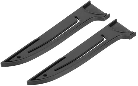 PATIKIL 2Pcs PP Universal Knife Cover, Knife Protector Sleeve for 6 Ceramic Knife Blade Guard for Kitchen, Dining Room, Black