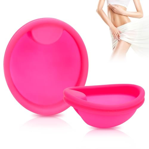 2 Stück Menstruationsscheibe Größen S L，Periodenscheiben Der Menstruationstasse Silikon - für Sport, Schwimmen & Intimität - Wiederverwendbare Menstrual Disc & Nachhaltige Tampon Alternative