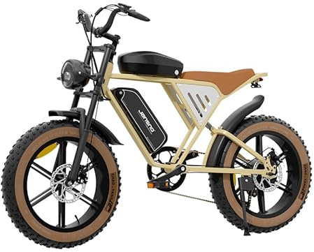 Lunos Electric Bike for Adult with 65 Nm Motor, 120 KM of range,48V/34Ah Newly Upgraded Dual Battery, 20’ x 4.0 All Terrain Wide Tyre E-Bike with Unlockable Multiple Performance Modes Ebike
