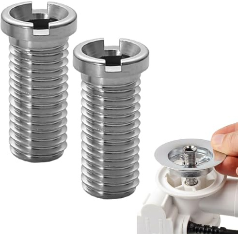 RDNKVB 2 Piezas 35mm Tornillos para Cesta de Fregadero, Tornillo de Cocina para Fregadero, Tornillo Inoxidable para Fijar Cesta de Fregadero, Piezas de Fregadero, Fregadero Tapones