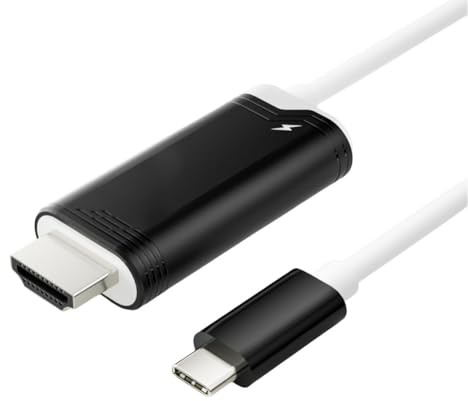 FACAIIO Câble USB-C vers HDMI 4K pour Nintendo Switch 2-2 m - Compatible avec TV haute vitesse et ordinateur portable - Construction TPEABS