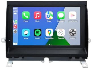 7Car Radio for Land Rover Discovery 3 Range Rove 2004-2009 Portable Wireless Carplay&Android Auto 1080P HD Touch Screen Radio with BT Mirror Link Support GPS Navigation Reverse Camera(D1 1G+32G)